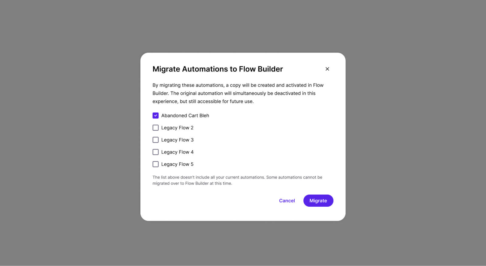 Adding a way to convert legacy automations into automation flows